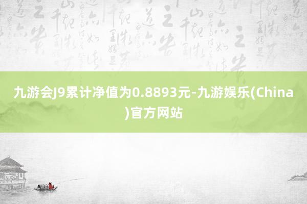 九游会J9累计净值为0.8893元-九游娱乐(China)官方网站